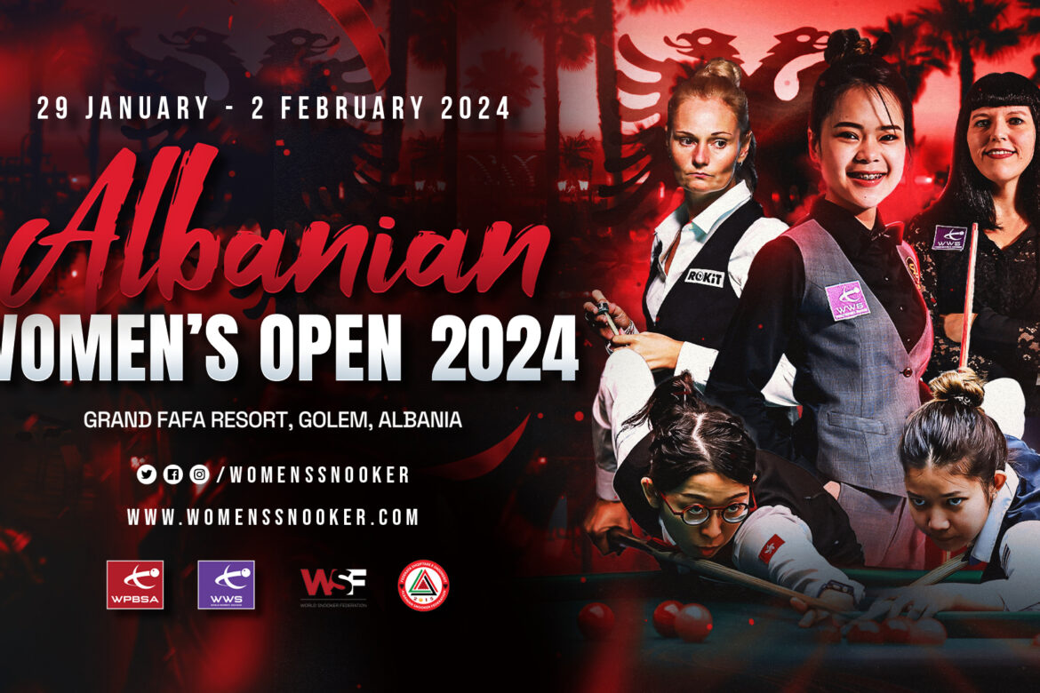 Albanian Women’s Snooker Open to be Held in 2024 World Women's Snooker